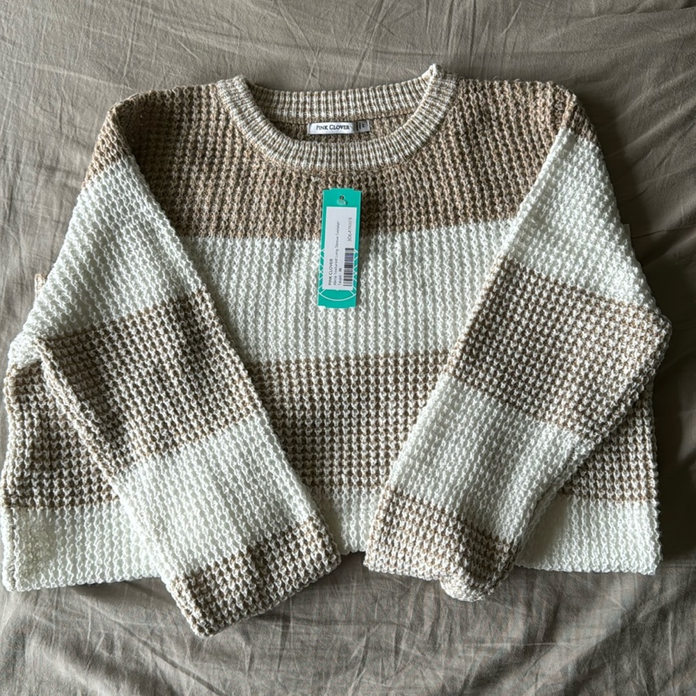 Pink Clover Alicia Textured Sweater